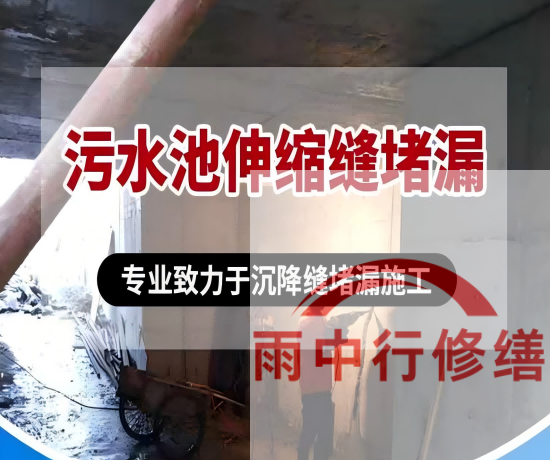 晋中某污水处理厂钢筋混凝土池堵漏案例